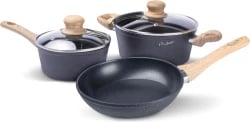 Set tenxhere Lamart LT1282, 5 pjesë, e zezë/kafe