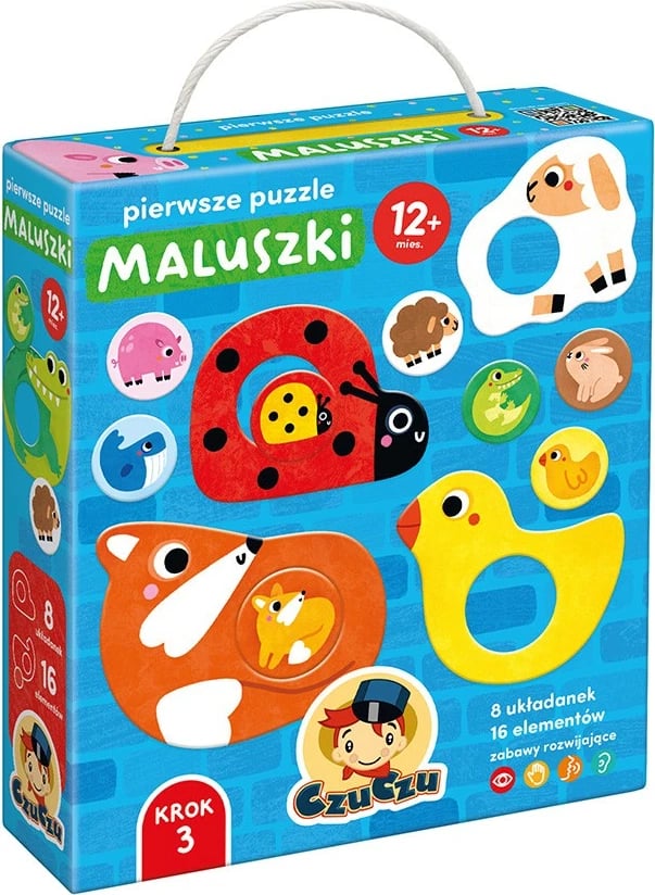 Puzzle set CzuCzu First Puzzle Set - Little Ones, 8 copë, për fëmijë, shumëngjyrësh