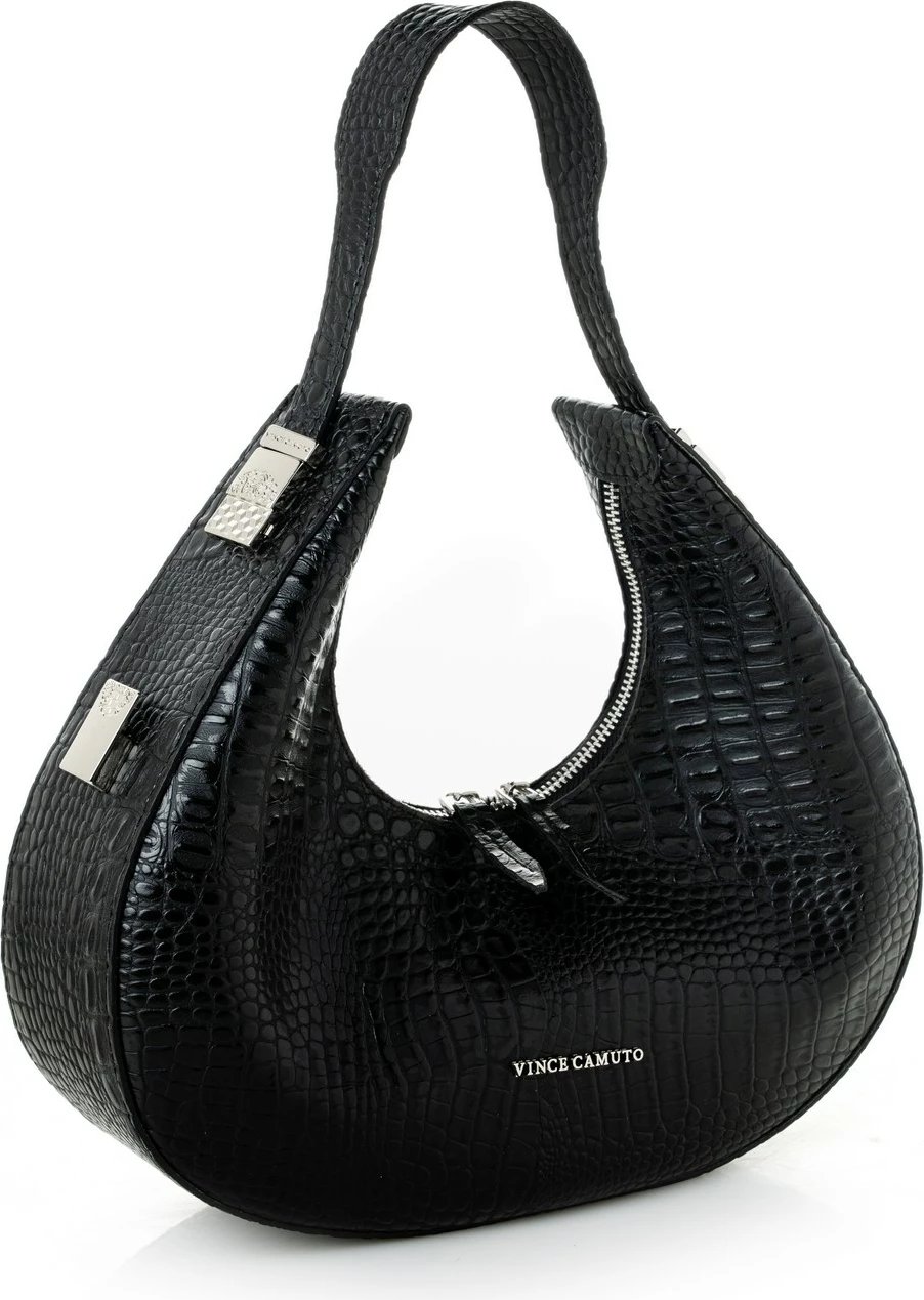 Çantë krahu Vince Camuto Riviera, krokodil e zezë