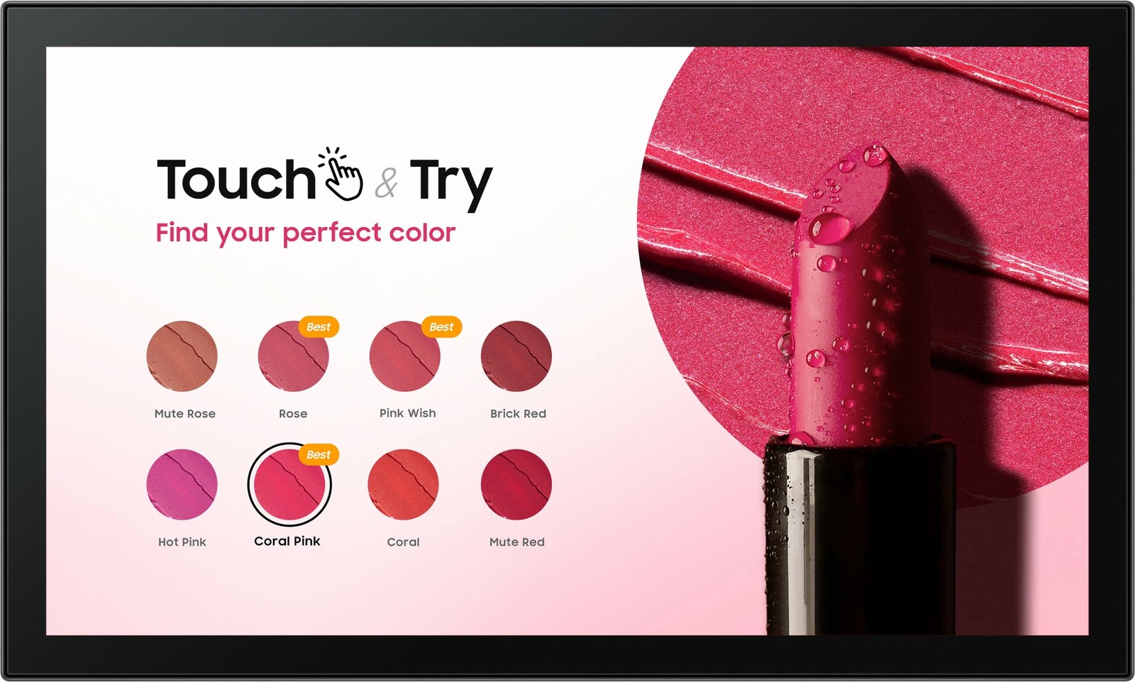 Ekran interaktiv Samsung QB13C-T, 13 inç, LED, Full HD, Touchscreen, Tizen OS, zi