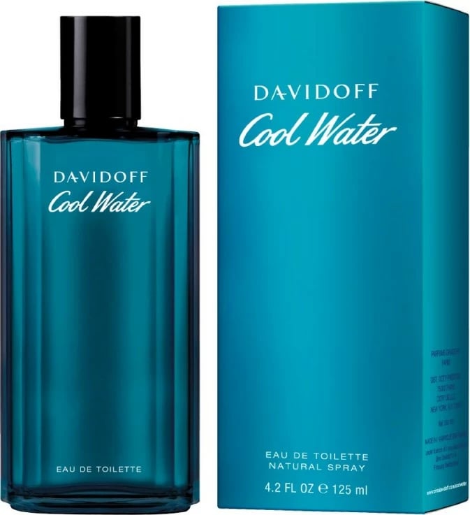  Eau de Toilette Davidoff Cool Water, 125 ml 