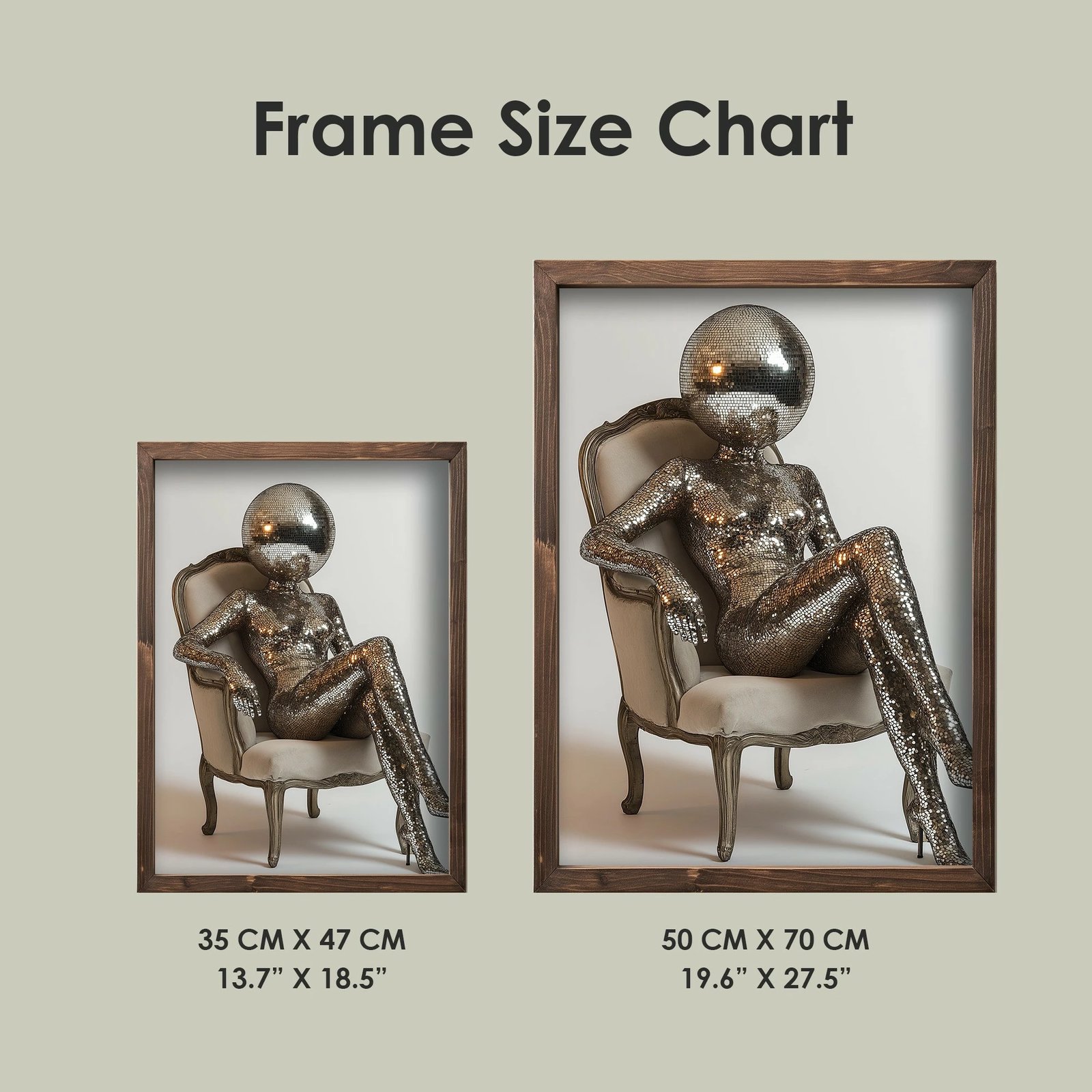 Pikturë dekorative me kornizë, MDF, shumëngjyrëshe, Wallity, TUN073-L, 35x47x2 cm