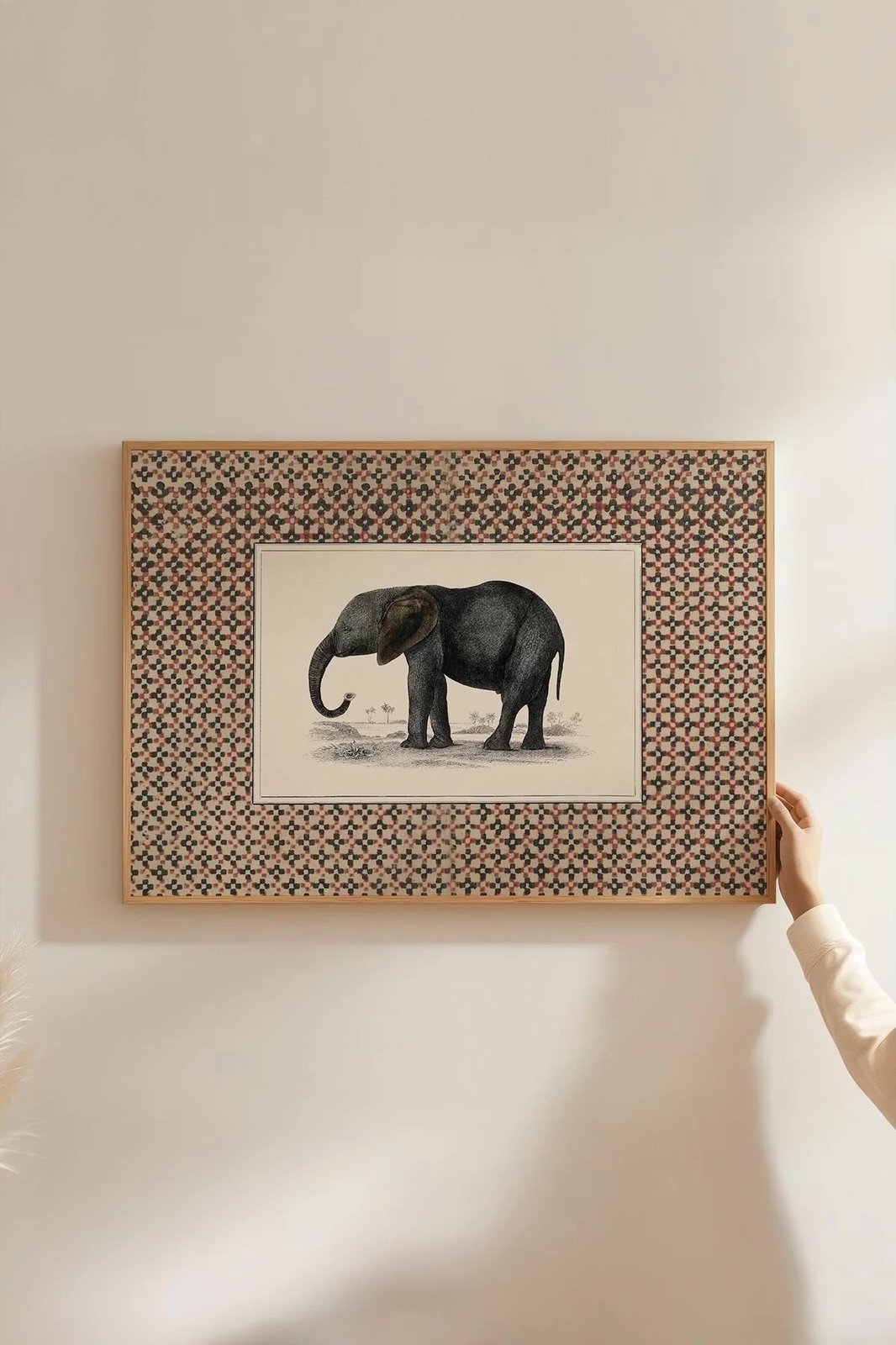 Pikturë dekorative me kornizë, shumëngjyrëshe, Wallity, Artsmdftek29-3348, 33x48cm