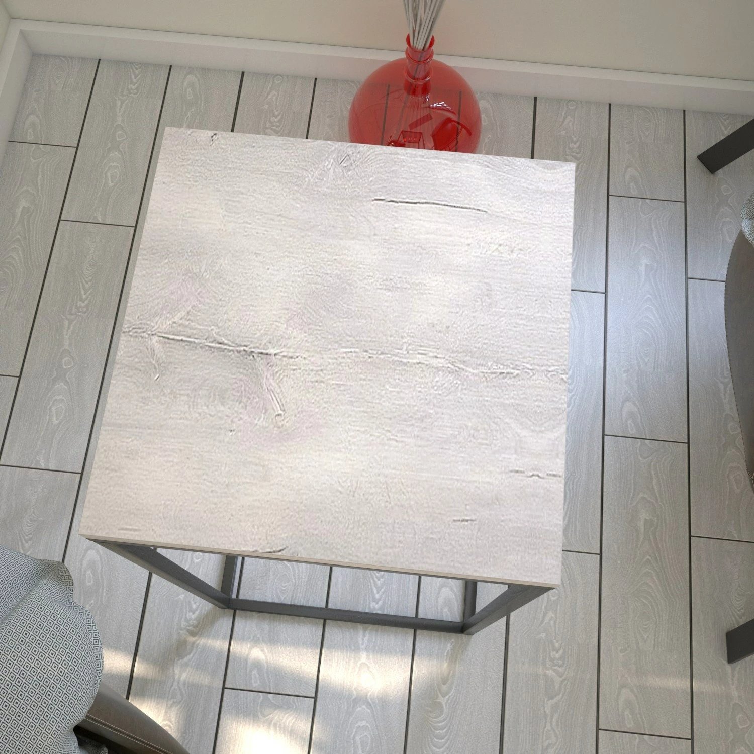 Tavolinë anësore Hanah Home, ngjyrë Sea Oak