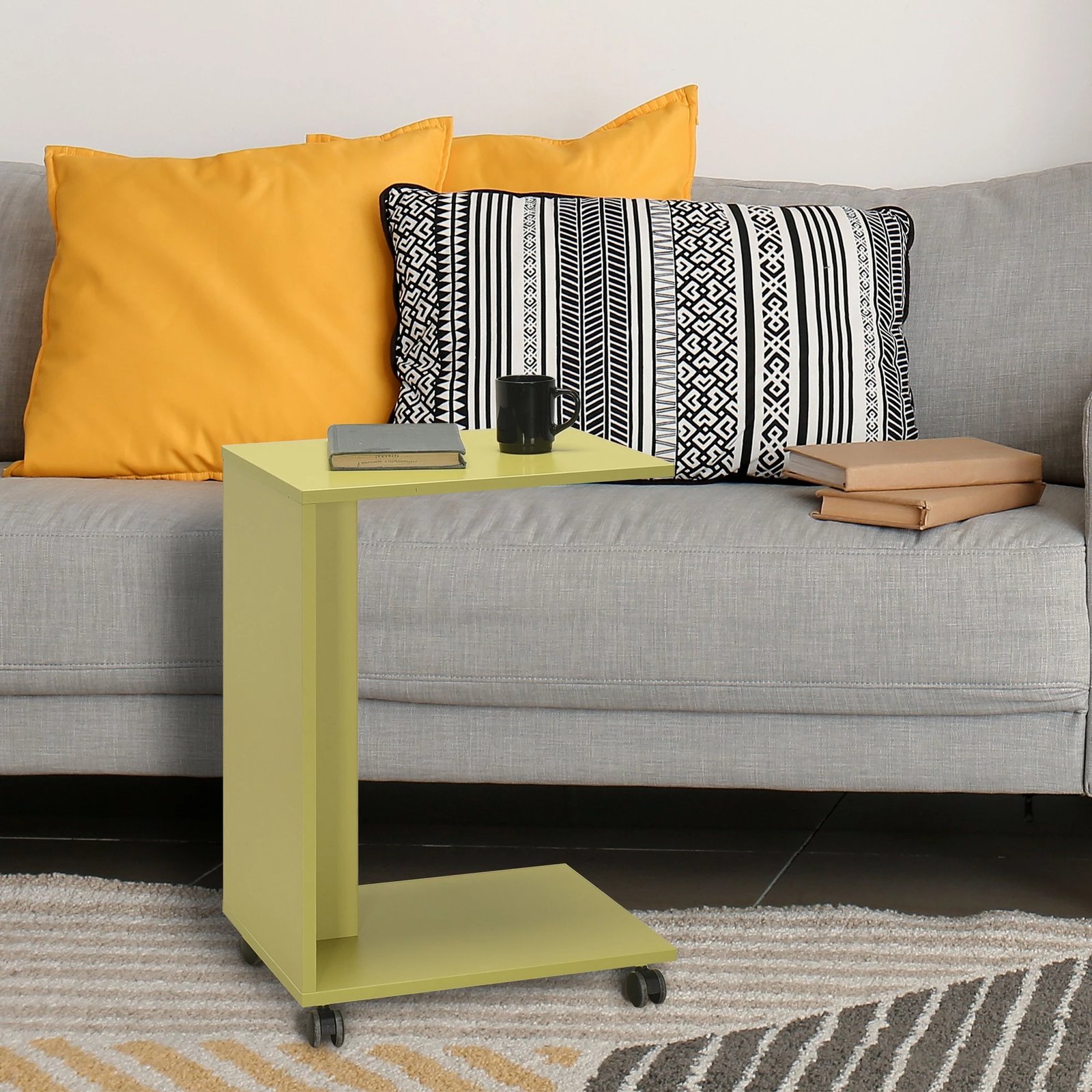 Tavolinë anësore Hanah Home, Shp-108-Yy-1, ngjyrë e gjelbër