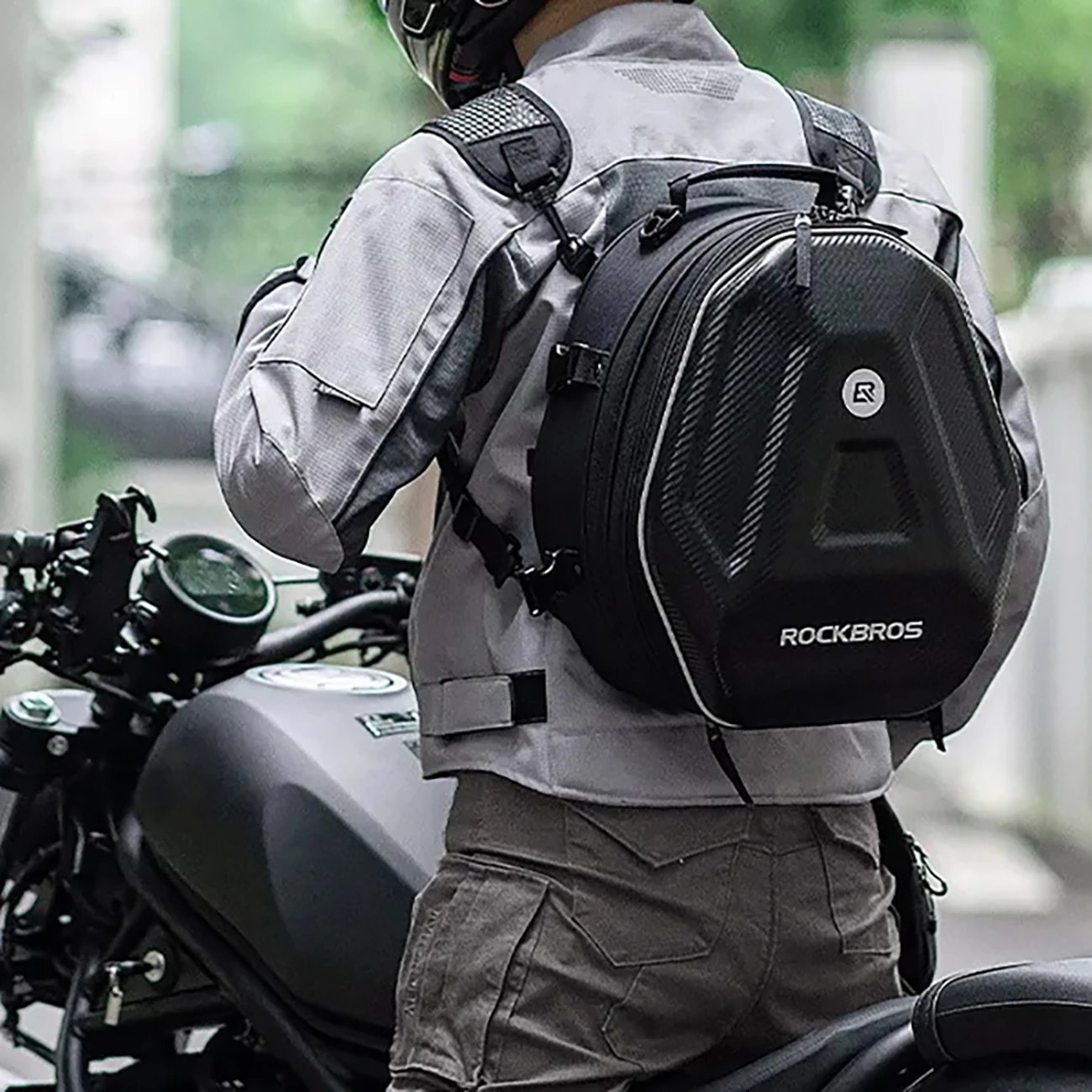 Çantë motoçiklete Rockbros 30140026001, 20-35L, e zezë