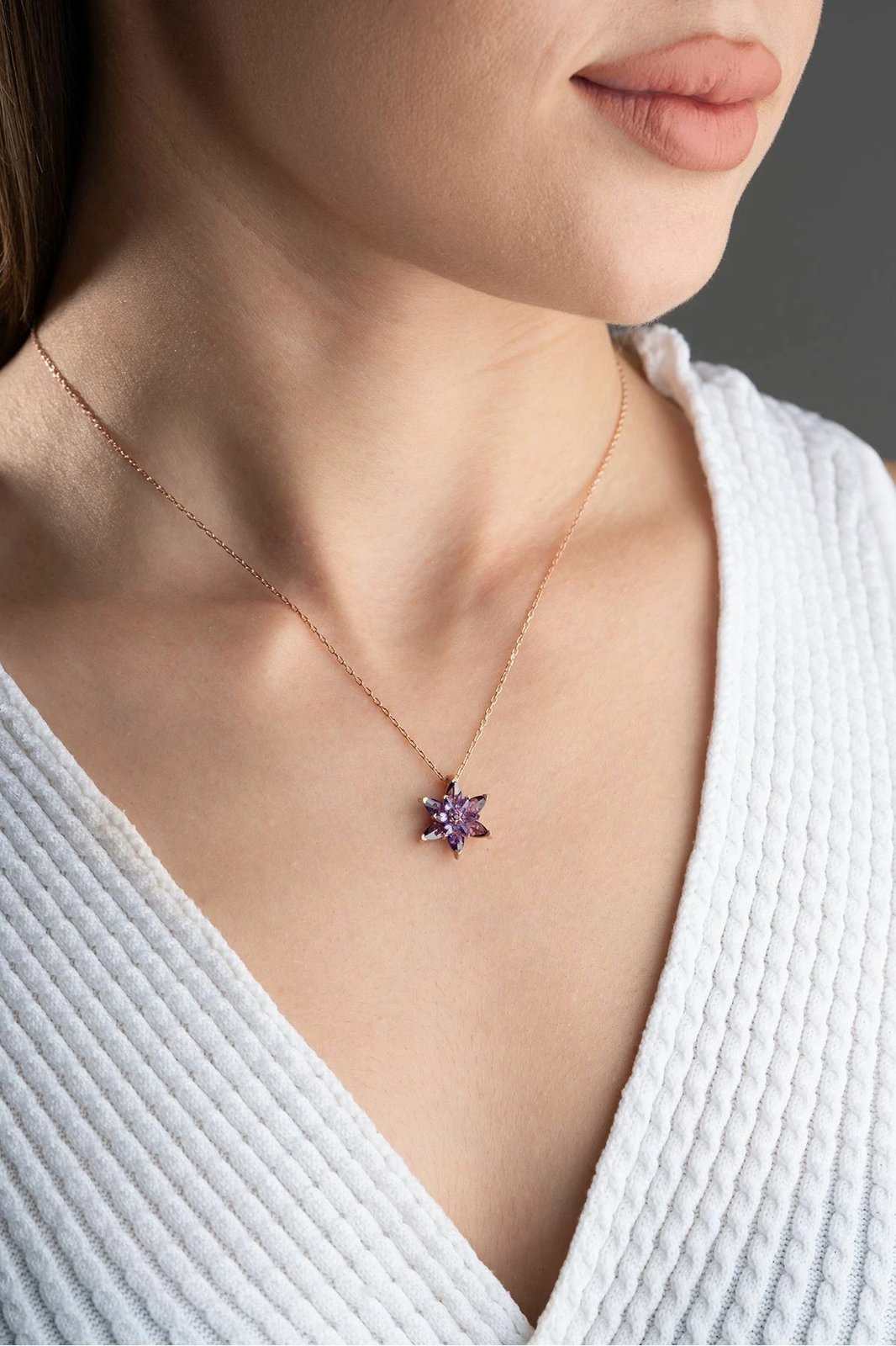 Qafore argjendi Jumeon, ngjyrë rose, DL5835