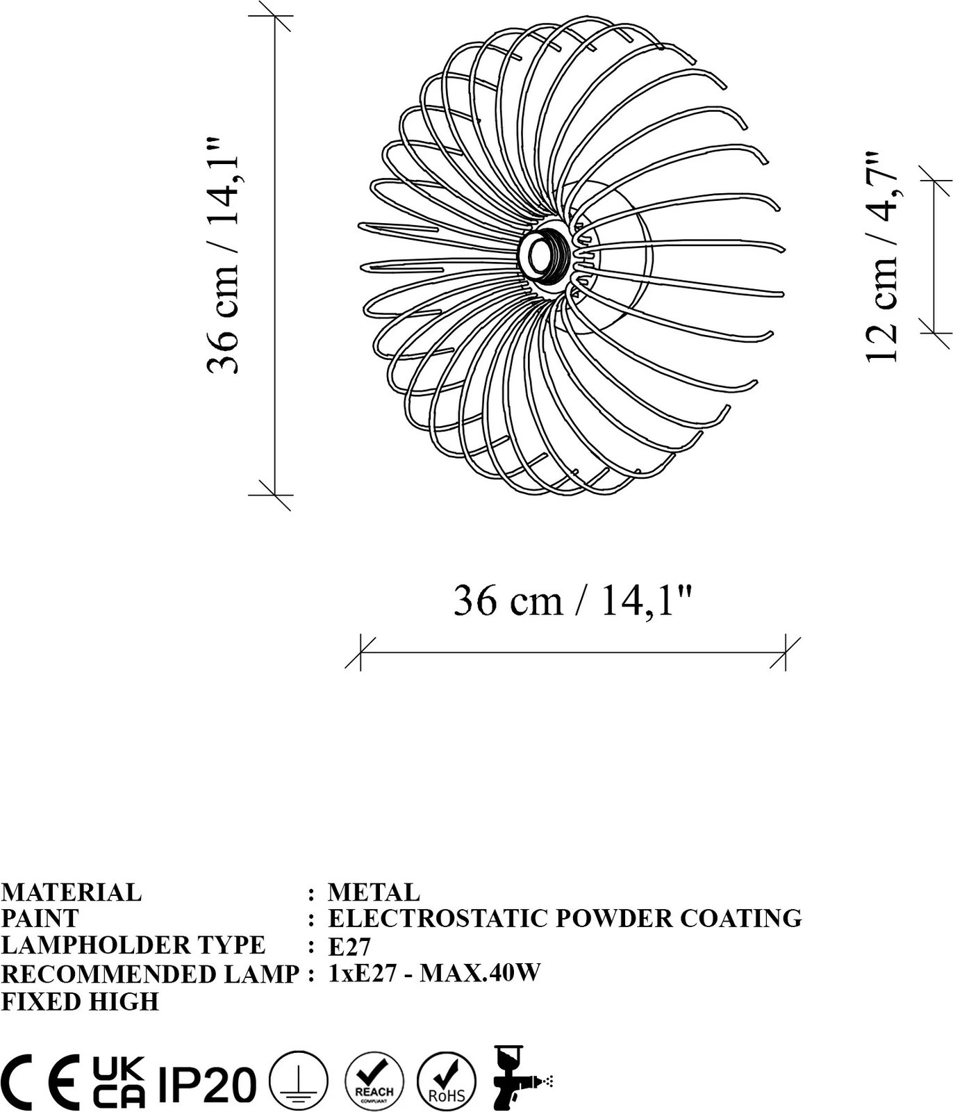 Llambë muri Opviq, Karsortel, ngjyrë ari, N-645-1 Llambë muri Opviq, Karsortel, ngjyrë ari, N-645-1