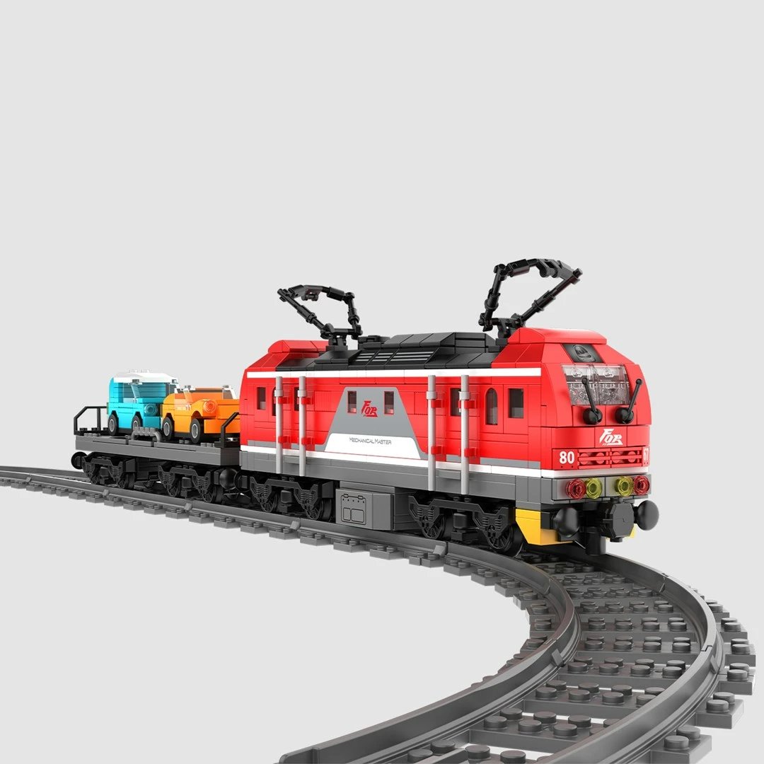 Set blloqe ndërtimi tren mallrash RC IM MASTER 8067, 617 pjesë, shumëngjyrësh