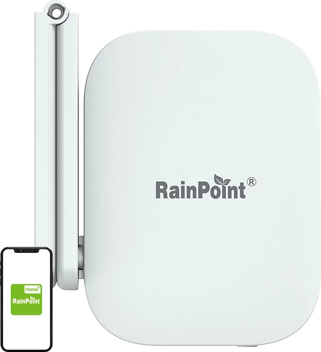 Gateway për ujitje RainPoint HWG023WBRF, WiFi, USB Type-C, i bardhë