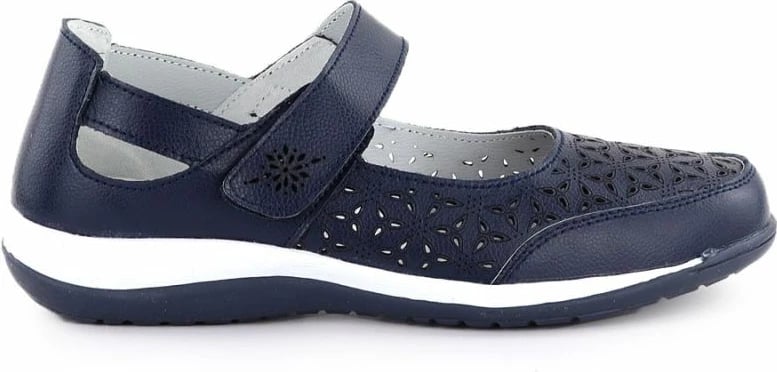 Këpucë lëkure për femra Jezzi, navy blue