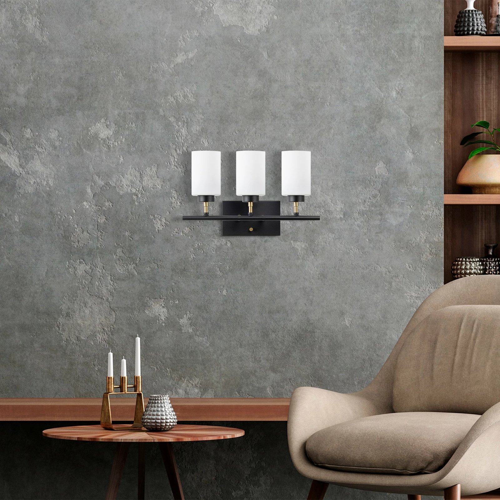 Llambë muri Opviq, Yensuk - 13124, e zezë dhe e artë