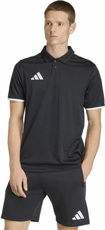 Polo për meshkuj adidas, e zezë