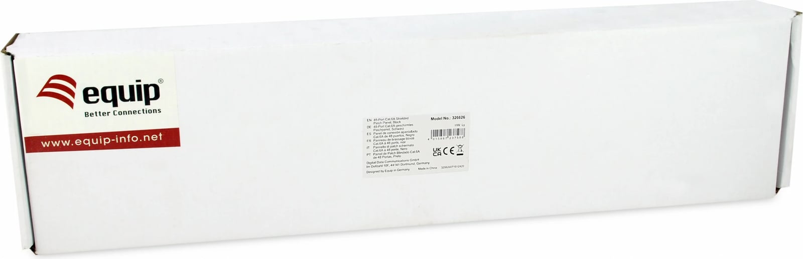 Aksesor rrjeti EQUIP 326626, 48 porta, Cat6a, 10GBase-T, 1U, zi