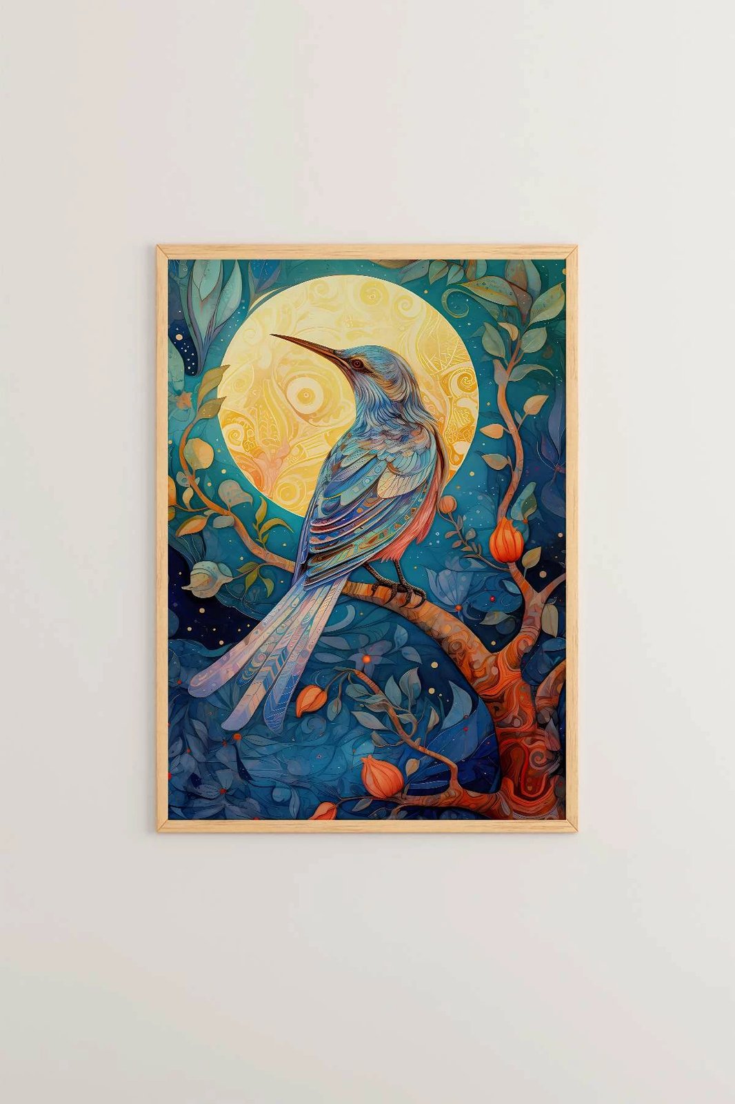 Pikturë dekorative me kornizë, shumëngjyrëshe, Wallity, Mscartmdl11