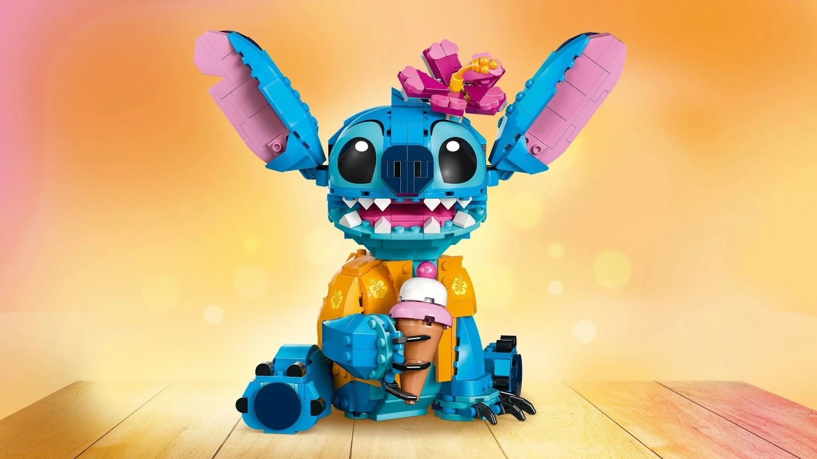 Set ndërtimi LEGO Disney Stitch 43249, 730 pjesë, për fëmijë dhe adhurues, Blu