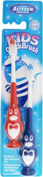 Furçë dhëmbësh për fëmijë Active Oral Care Penguin 2 copë