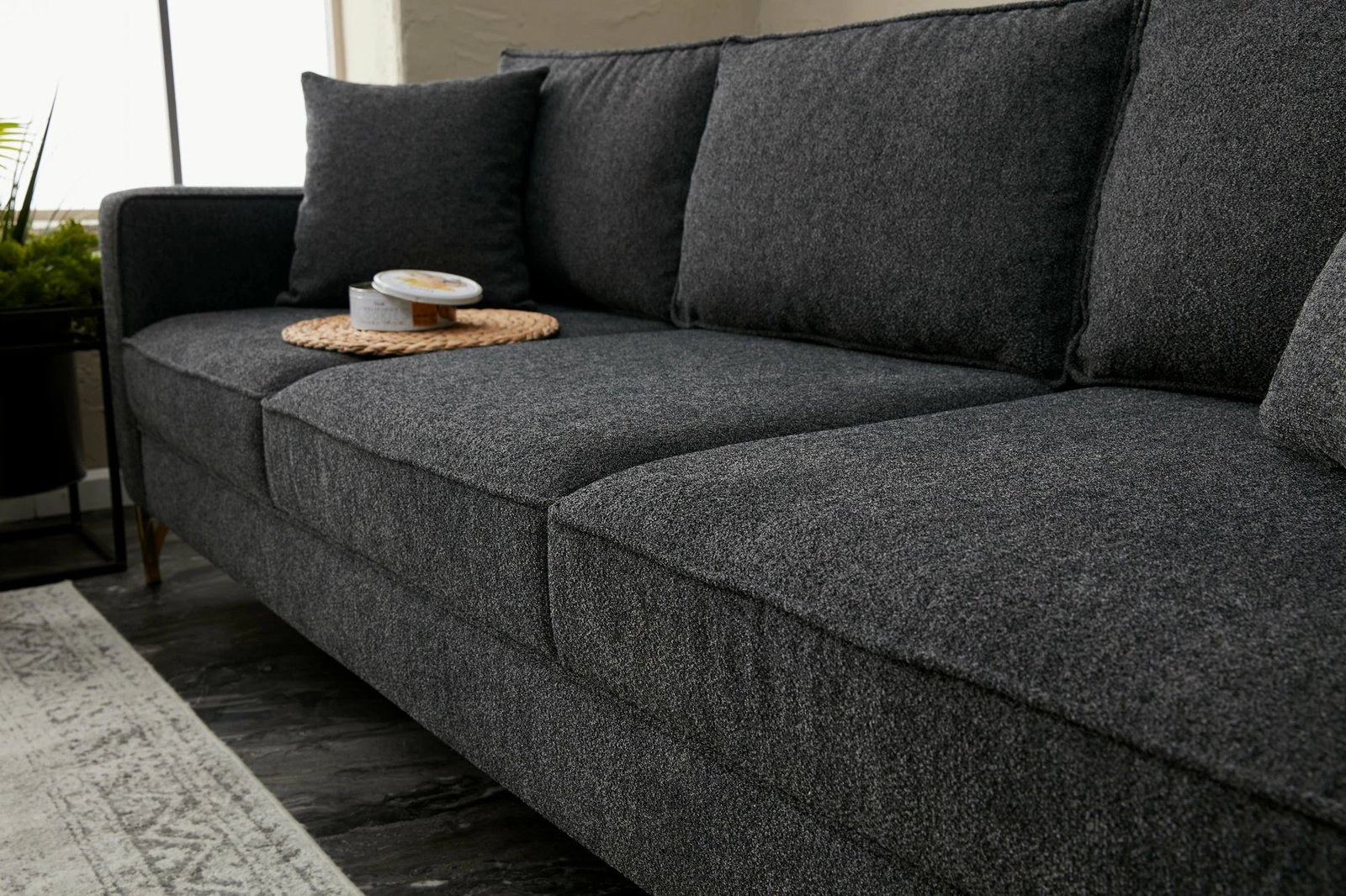 Divan treshe Atelier del Sofa, Berlin, antracit, i zi