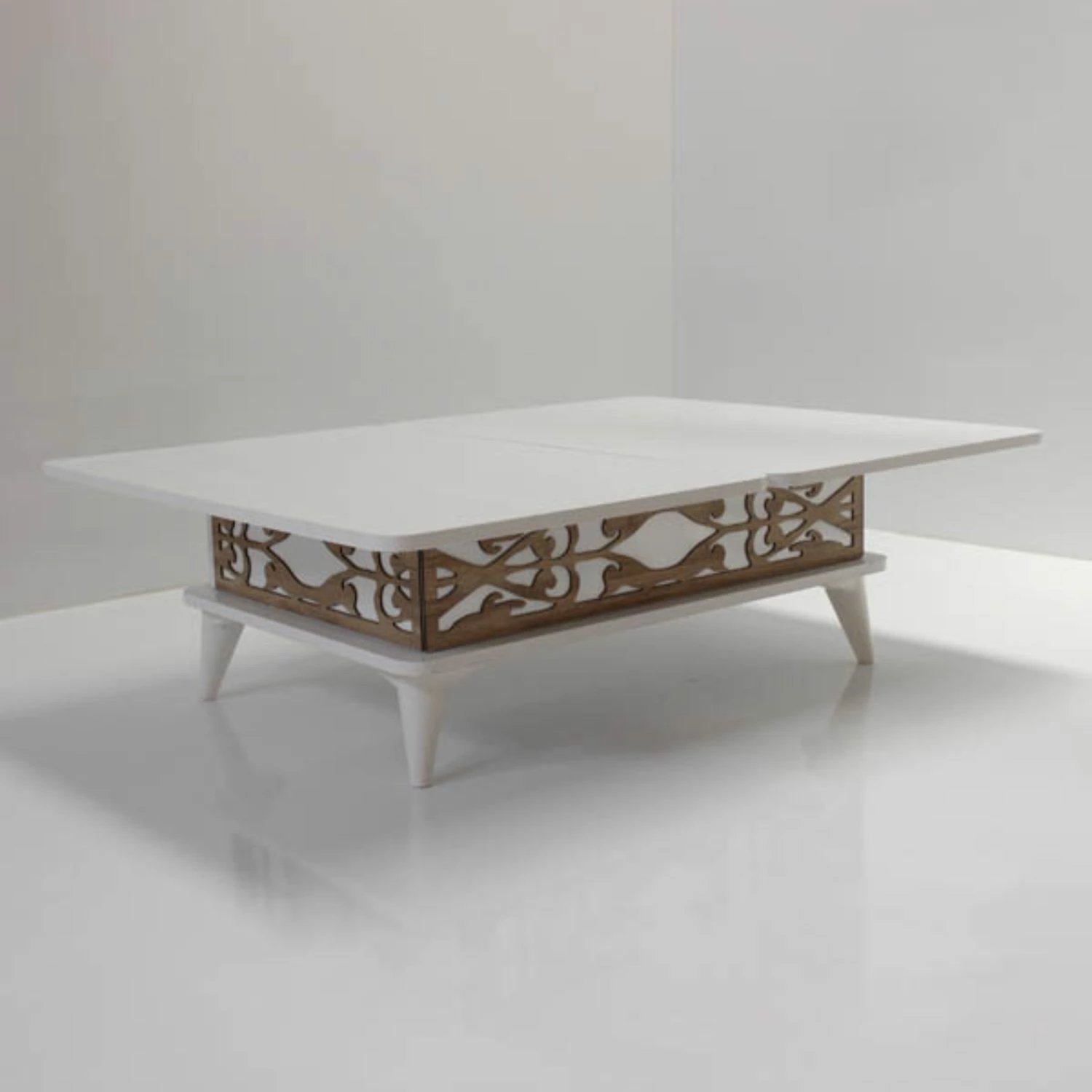 Tavolinë kafeje Skye Decor, Ottowa Ada, e bardhë