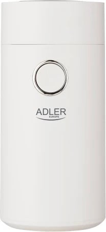 Mulli kafeje Adler AD 4446, 150 W, kapacitet 75 g, kapak transparent me bllokim sigurie, e bardhë/argjendtë Mulli kafeje Adler AD 4446, 150 W, kapacitet 75 g, kapak transparent me bllokim sigurie, e bardhë/argjendtë