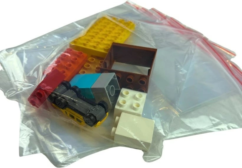 Qese me zinxhir BESTPAK 100x120 mm, 100 copë, Transparent