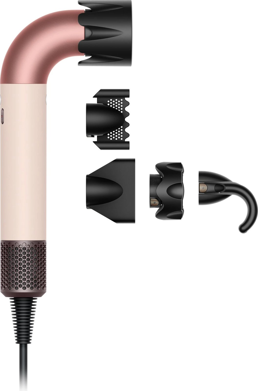Tharëse flokësh Dyson Supersonic, 1700W, 5 aksesorë, pink