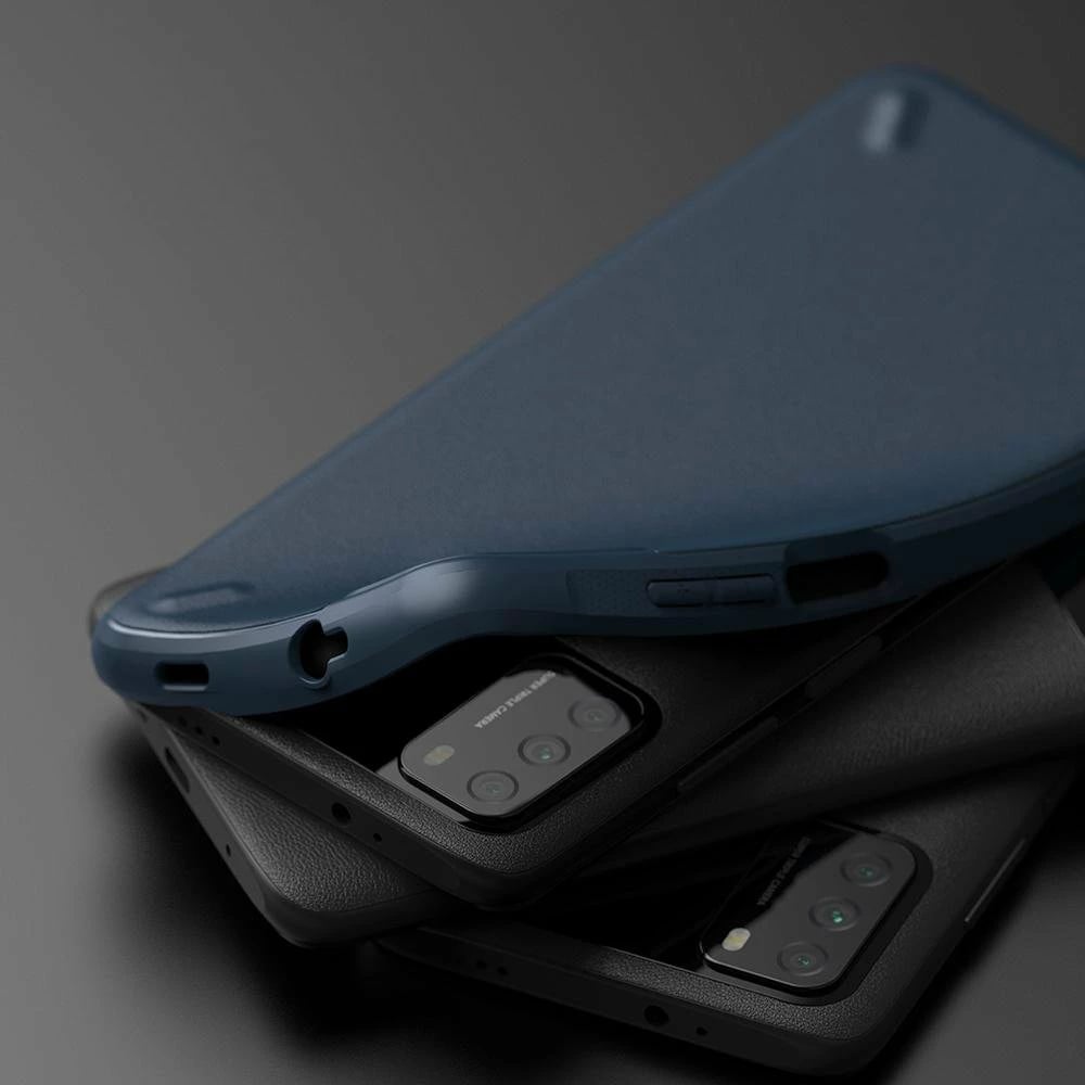 Mbështjellës Ringke Onyx për Xiaomi Poco M3, TPU, Blu