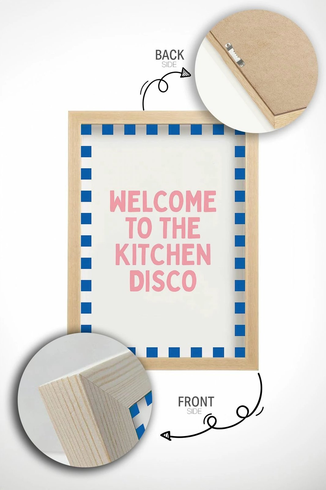 Pikturë dekorative me kornizë, shumëngjyrëshe, Ersy1Ham4