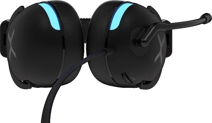 Kufje KRUX Crave RGB KRXC015 për lojëra, të zeza