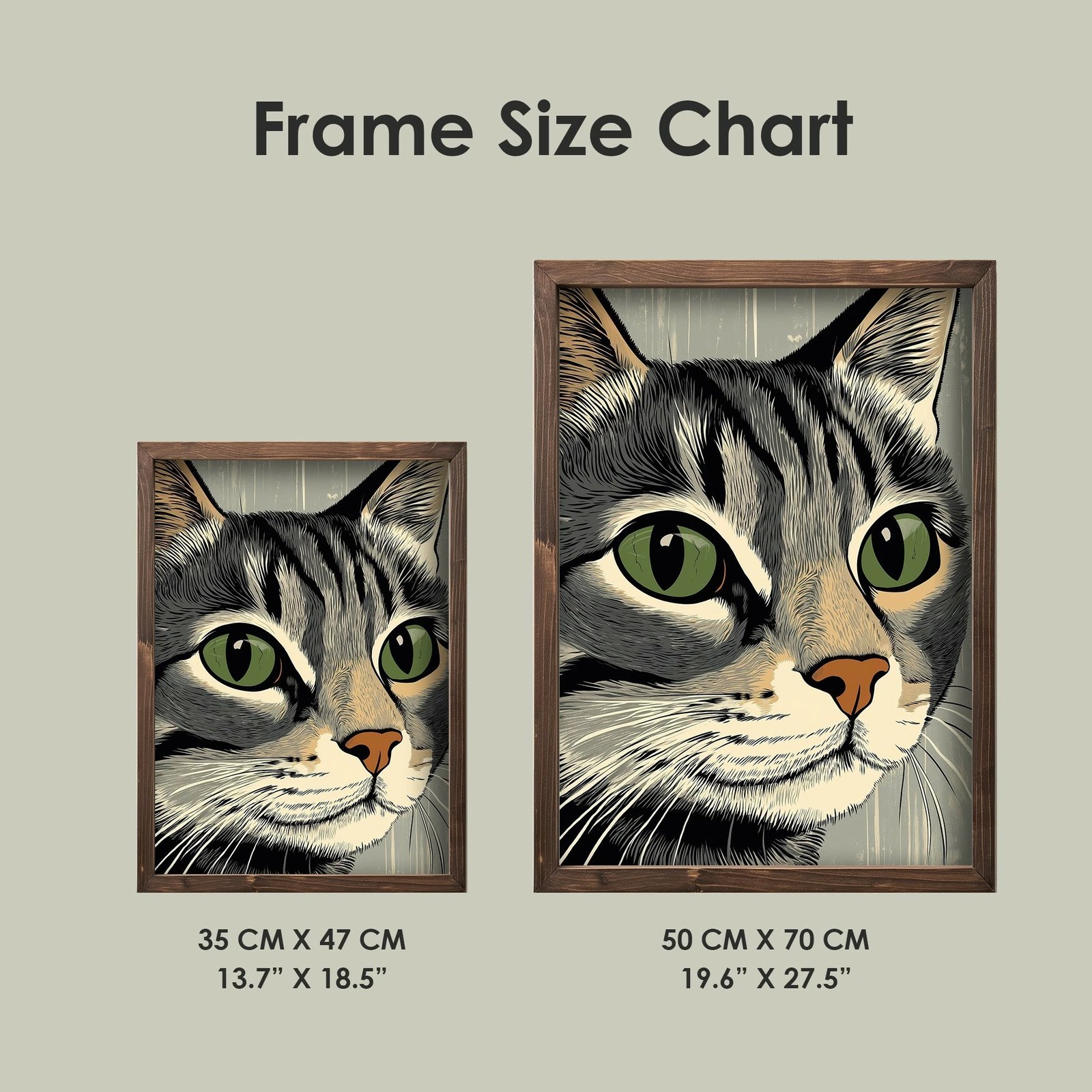 Pikturë dekorative me kornizë MDF, Wallity, TUN062-XL, shumëngjyrëshe, 50x70x3.5cm