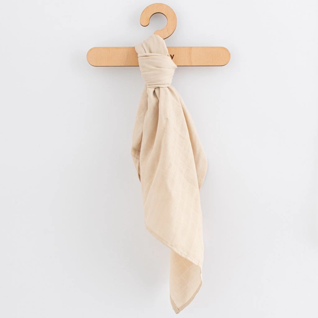 Pelenë muslini New Baby 60x80 cm pambuk 100%, ngjyra të përziera, set 3 copë