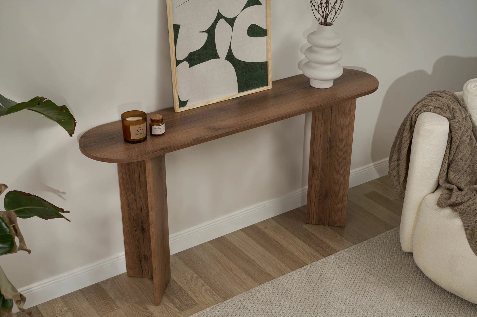 Komodë anësore Nordure, Sira - ngjyrë arre