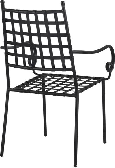 Karrige metalike FH5171.11 ngjyrë e zezë 57x60x92 cm