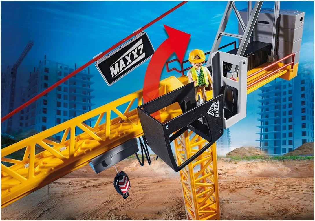 Set vinç me telekomandë, Playmobil City Action 70441, 80 pjesë, RC IR, mosha 5+