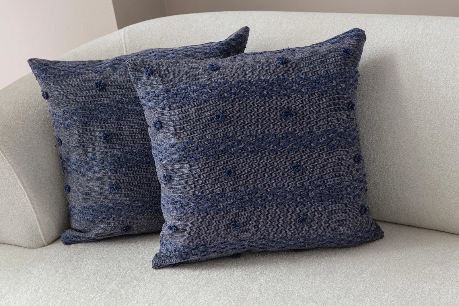 Set mbulesash për jastëk (2 copë), Evila Originals, Tuffet - blu v5