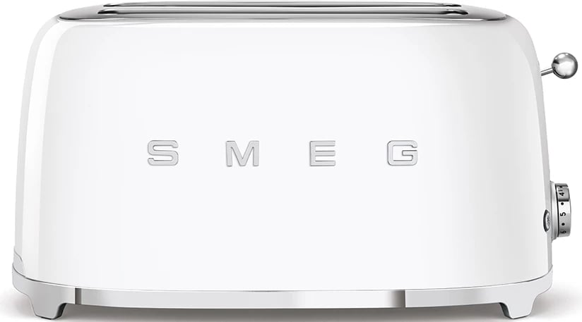 Thekëse buke Smeg 50' Style, 2x4, e bardhë