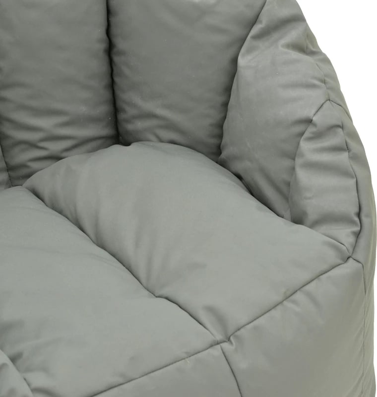 Puf Kerlon i papërshkueshëm nga uji, ngjyrë gri, D80x65cm