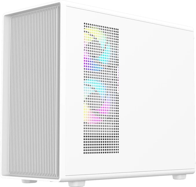 Kasë, Darkflash, DB460M, M-ATX/ITX, deri 12 ventilatorë / radiator 360 mm, 2x HDD 3.5" 2x SSD 2.5", e bardhë