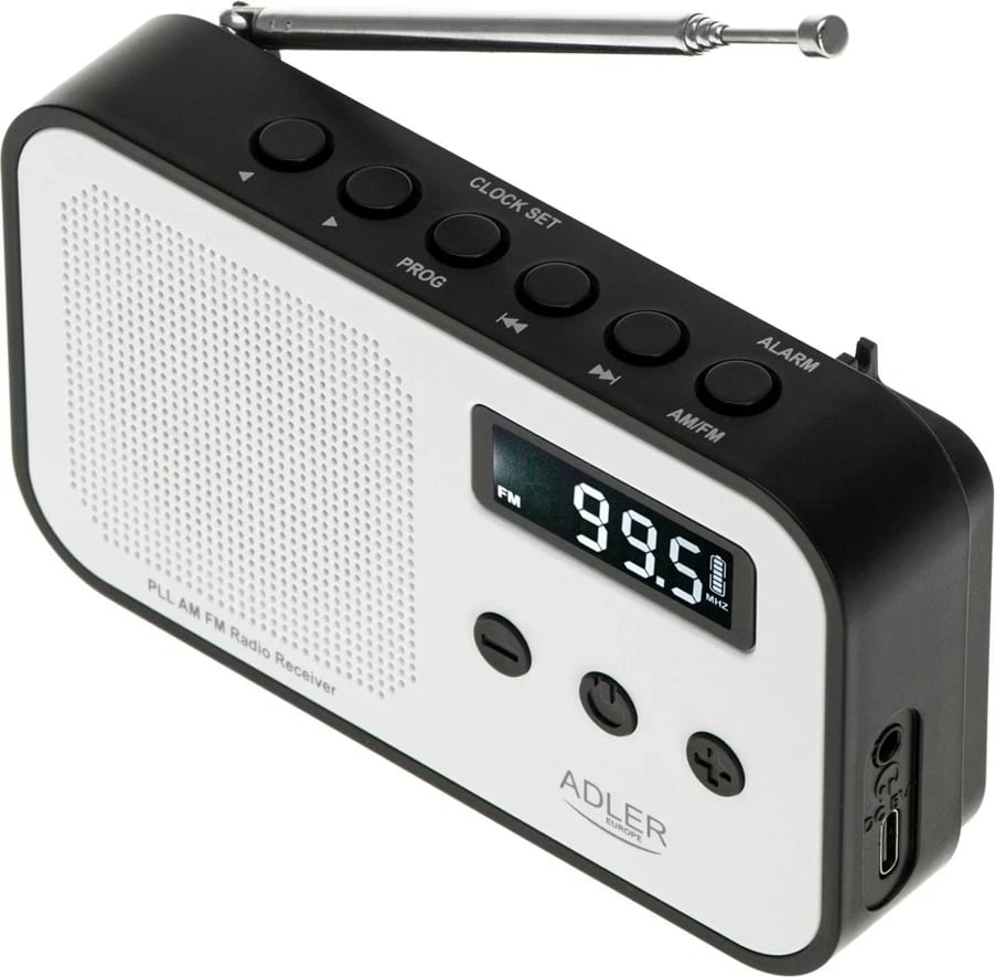 Radio Adler AD 1907, Portativ, Bardhë