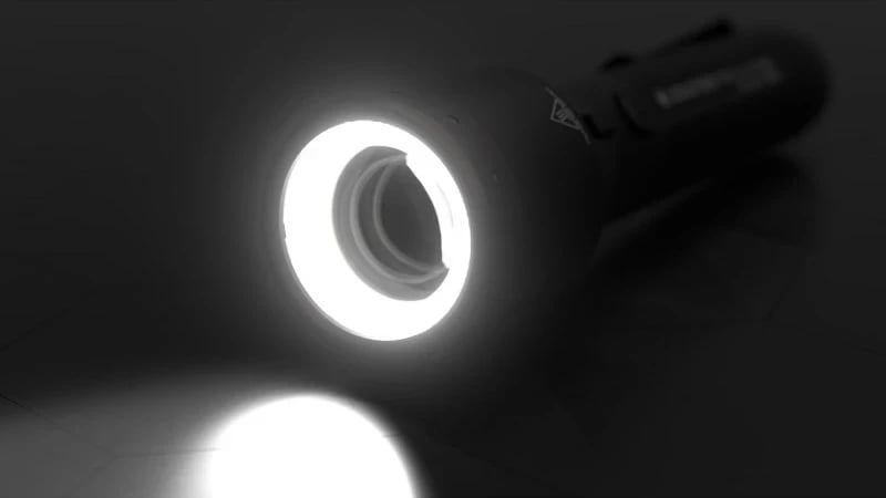 Dritë dore Ledlenser P9R Core LEP, e zezë