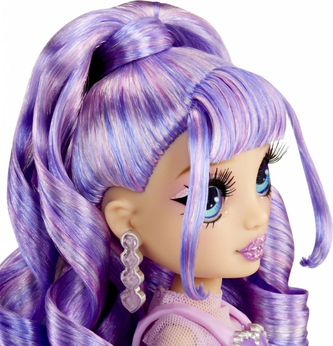 Set lodër Rainbow High Creative Crystals, Violet, me aksesorë të personalizueshëm