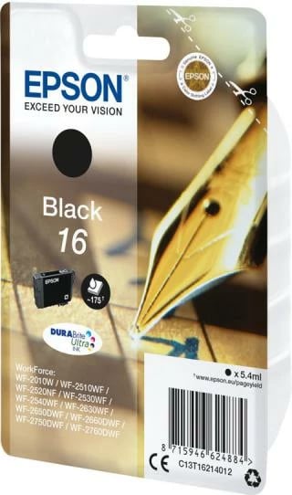 Patron boje, Epson, 16 C13T16214012, 5.4 ml, Black