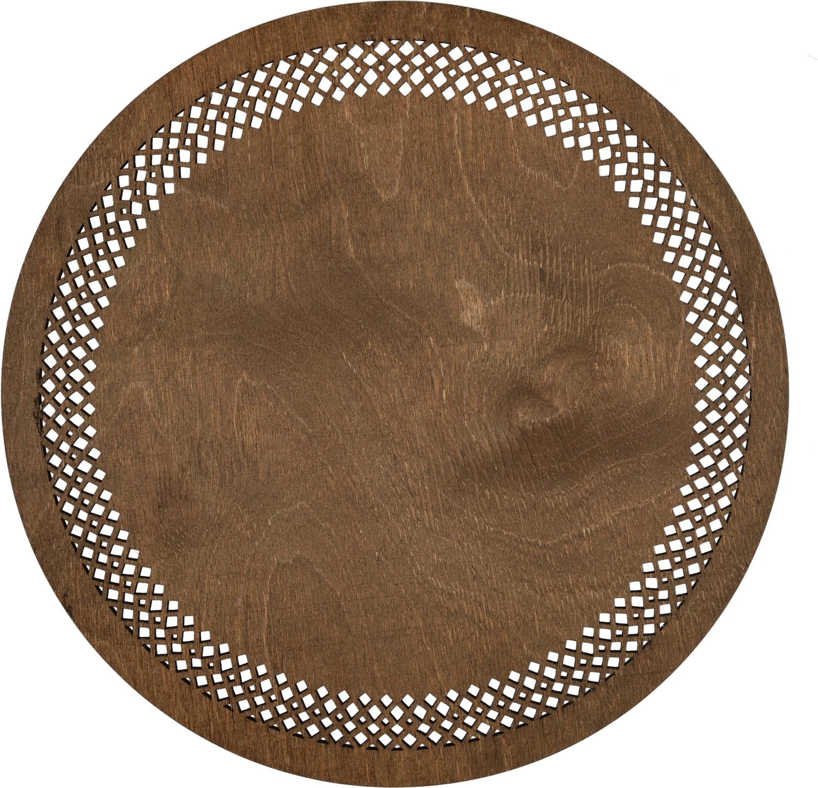 Set nënshtruesish tavoline prej druri (4 copë), Hermia, Selxhuk, ngjyrë arre