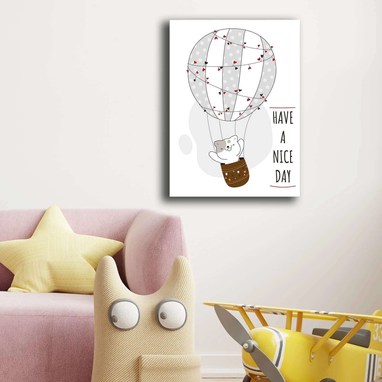 Pikturë dekorative në kanavacë Wallity, shumëngjyrëshe, 28x38cm