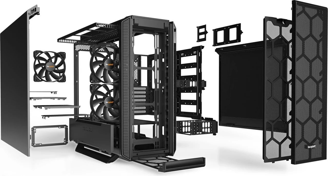 Kasë kompjuteri Be Quiet! Silent Base 802, e zezë 