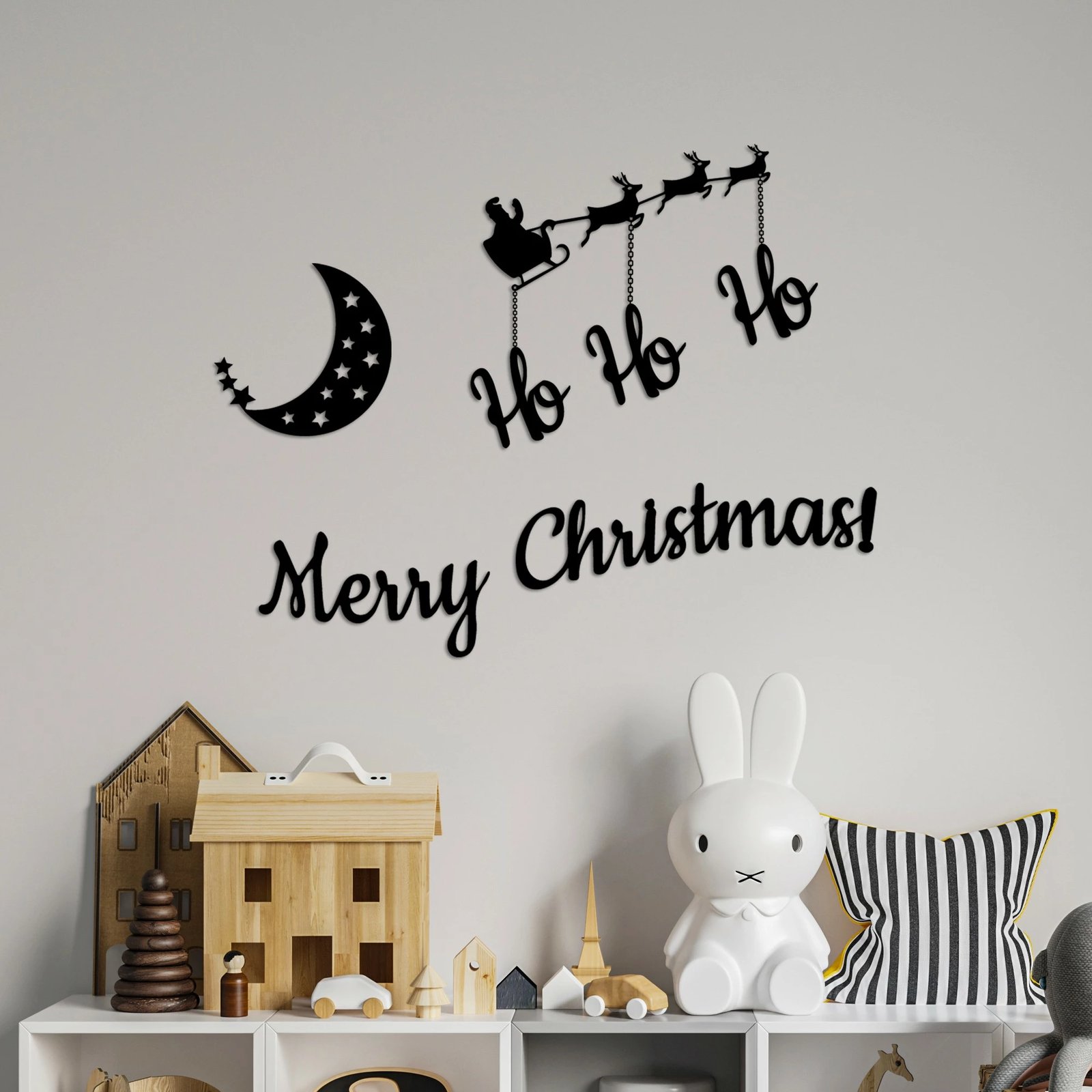 Aksesor dekorativ metalik për mur, Wallity, Vit i Ri 1 Aksesor dekorativ metalik për mur, Wallity, Vit i Ri 1