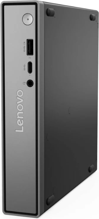 Kompjuter Lenovo ThinkCentre neo 50q Gen 5 Tiny, Intel Core 7 240H deri 5.2GHz, 32GB RAM Memorje DDR5, 1TB SSD PCIe, Windows 11 Pro, grafikë e integruar, zi/argjend, me maus dhe tastierë