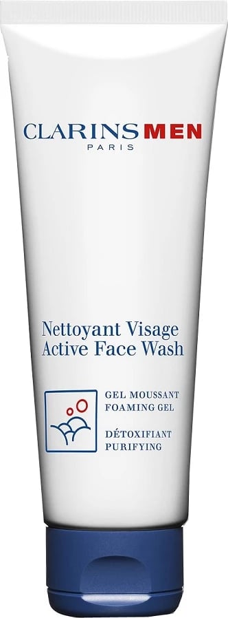Xhel pastrues për fytyrë për meshkuj Clarins Men Active Face Wash Refreshing Gel 125ml