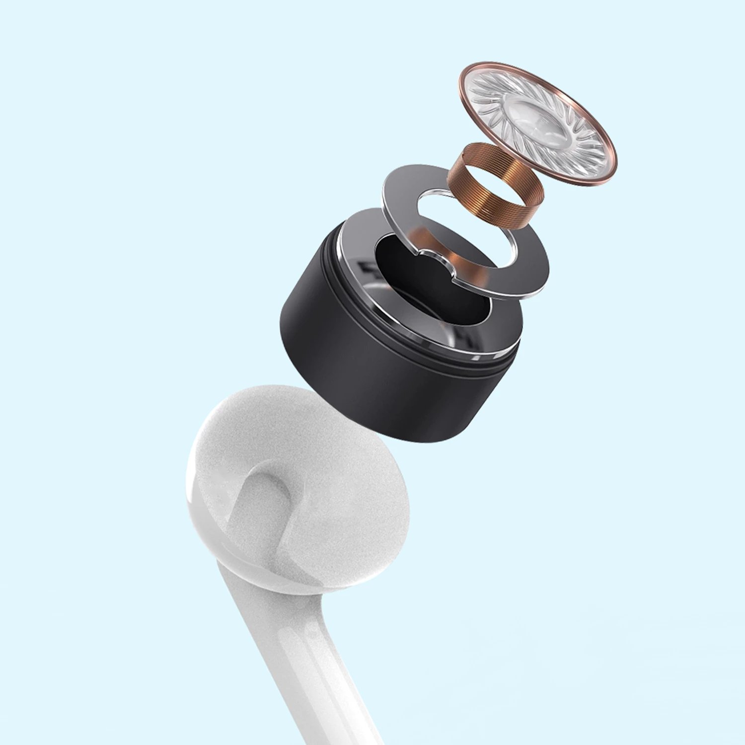 Kufje Dudao X3C me kabllo, USB-C, 1.2m, të bardha
