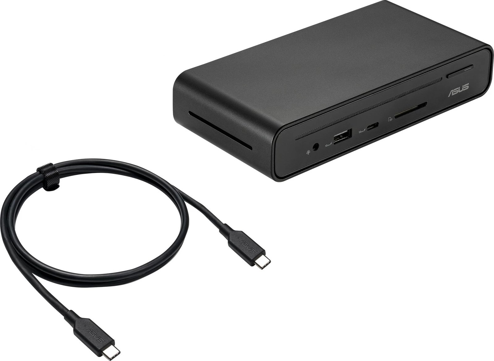 Docking station ASUS DC301, 3 ekrane, USB-C, e zezë